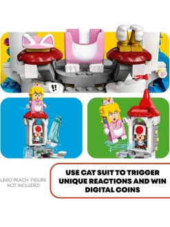 * Lego Super Mario Super Mario Cat Peach Suit & Tower Set 71407* Lego