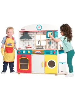 * Little Tikes Wooden Deluxe Kitchen* Little Tikes