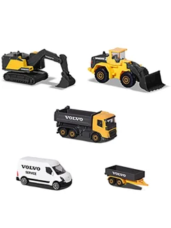Christmas Gifts Majorette Volvo Construction Playset + 5 Vehicles* Christmas Gifts