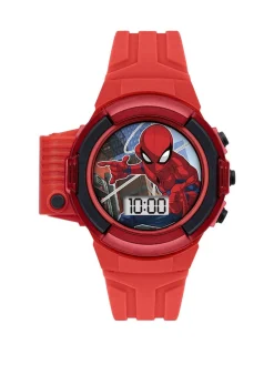 * Marvel Disney Marvel Spiderman Red Projection Watch* Marvel