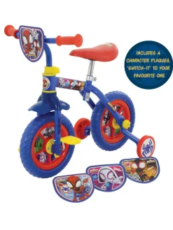 * Marvel Spidey & His Amazing Friends Switch-It Multi-Character 2-In-1 10″ Training Bike* Marvel