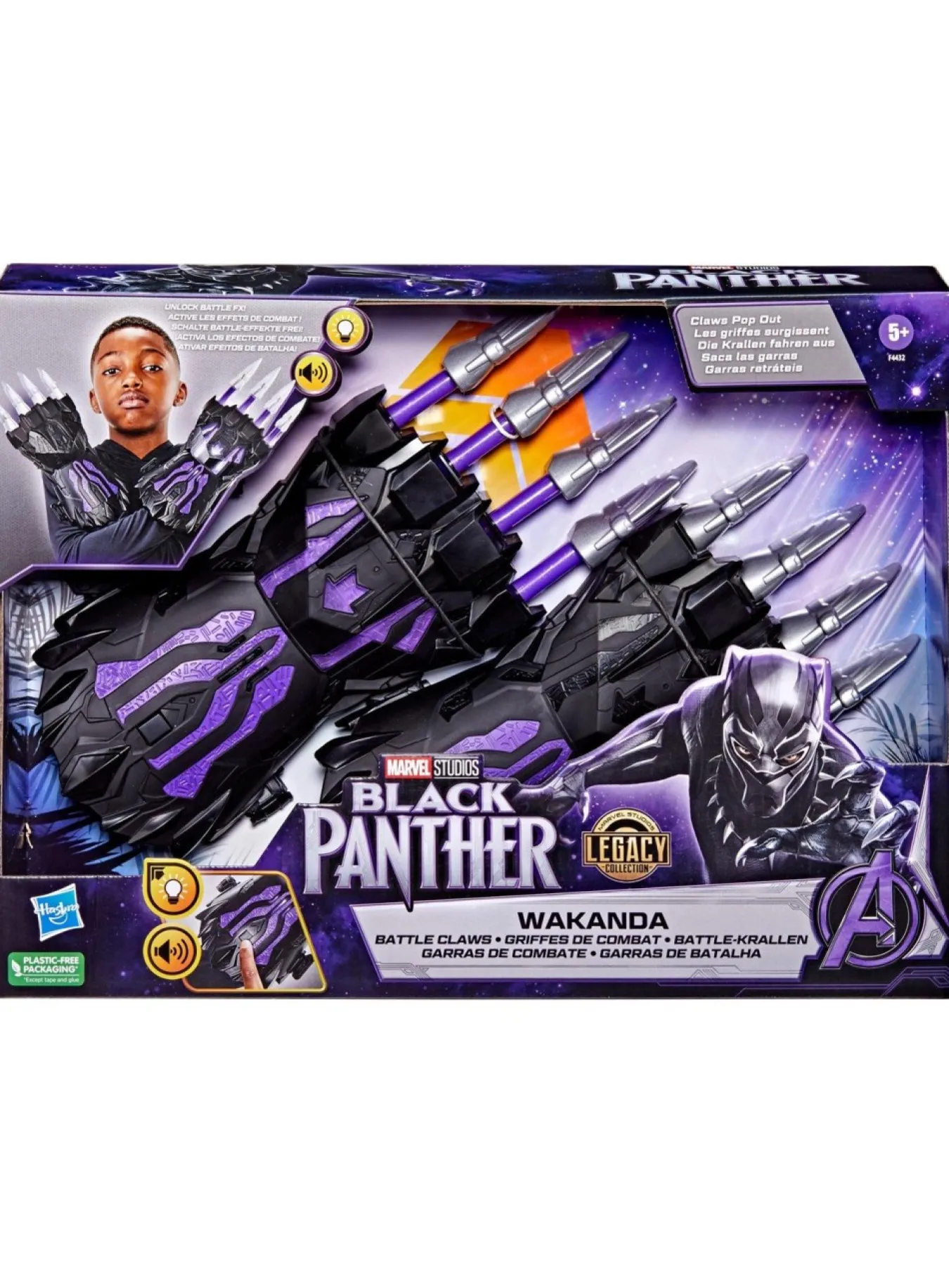 * Marvel Studios' Black Panther Legacy Collection Wakanda Battle Fx Claws* Marvel