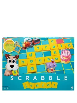 Christmas Gifts Mattel Scrabble Junior Family Board Game* Christmas Gifts