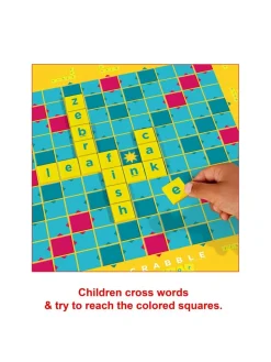 Christmas Gifts Mattel Scrabble Junior Family Board Game* Christmas Gifts