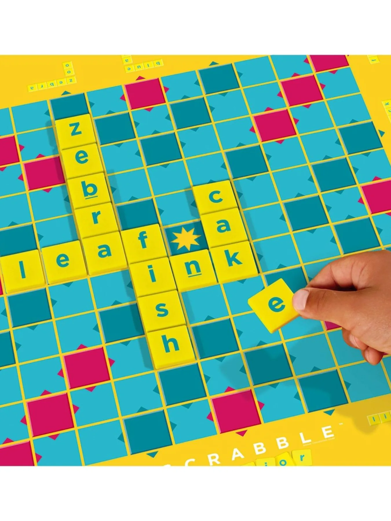 Christmas Gifts Mattel Scrabble Junior Family Board Game* Christmas Gifts