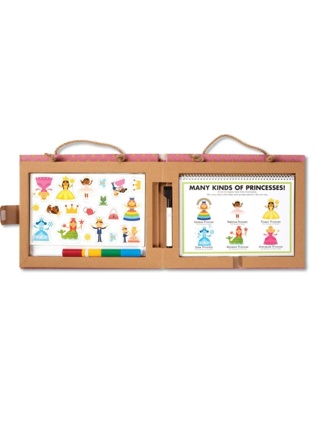 * Melissa & Doug Reusable Drawing And Magnet Kit Princess* Melissa & Doug