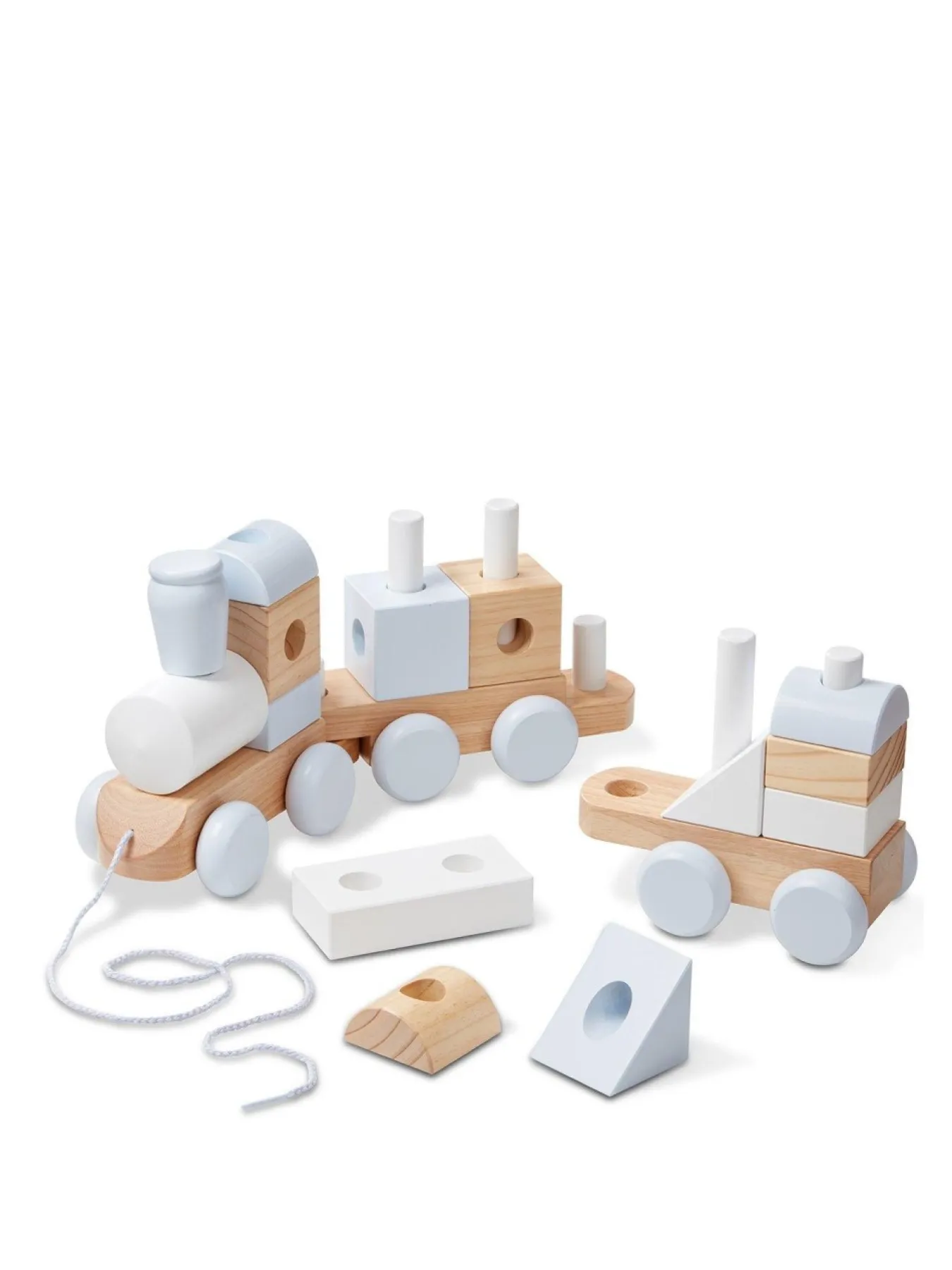 * Melissa & Doug Wooden Jumbo Stacking Train Natural* Melissa & Doug