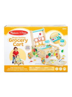 * Melissa & Doug Wooden Shape Sorting Grocery Cart* Melissa & Doug