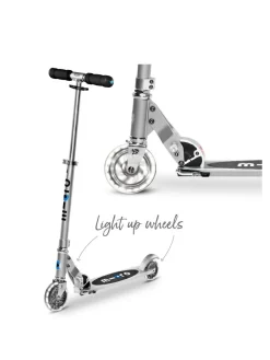 Christmas Gifts Micro Scooter Micro Sprite – Silver Led* Christmas Gifts