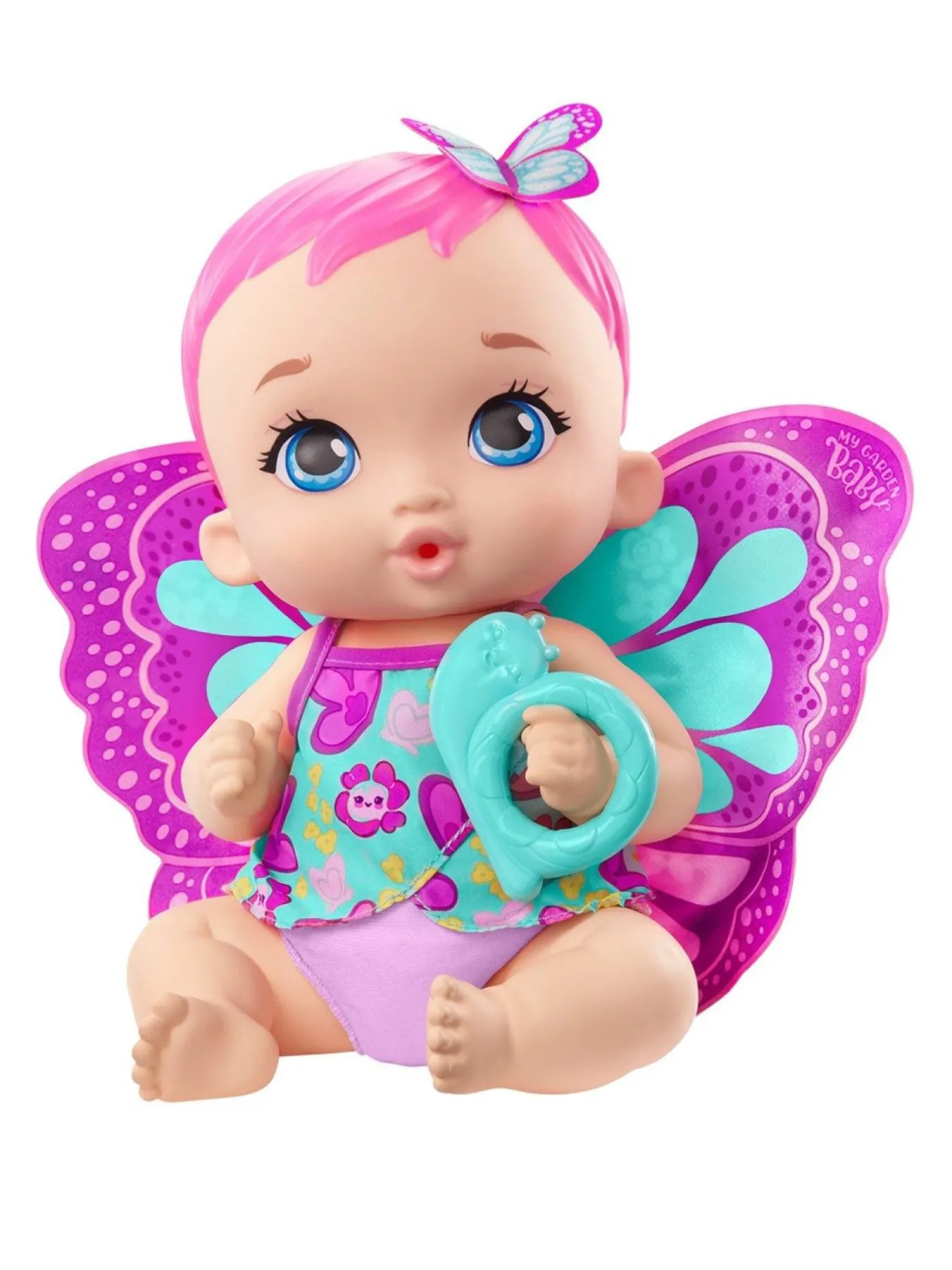 Christmas Gifts My Garden Baby Feed & Change Baby Butterfly Doll In Magenta* Christmas Gifts