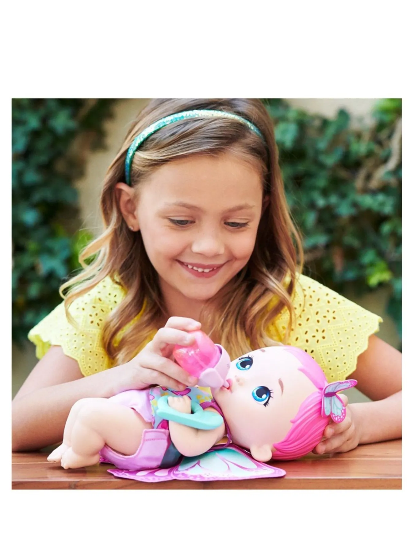 Christmas Gifts My Garden Baby Feed & Change Baby Butterfly Doll In Magenta* Christmas Gifts