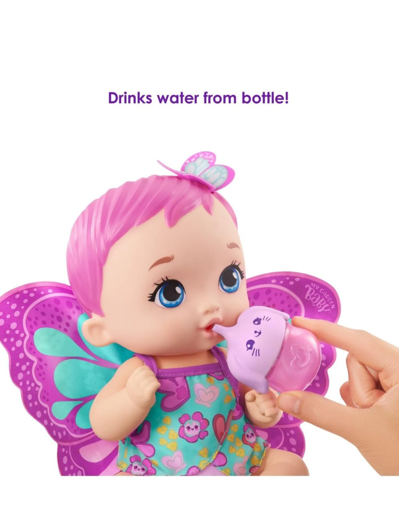 Christmas Gifts My Garden Baby Feed & Change Baby Butterfly Doll In Magenta* Christmas Gifts