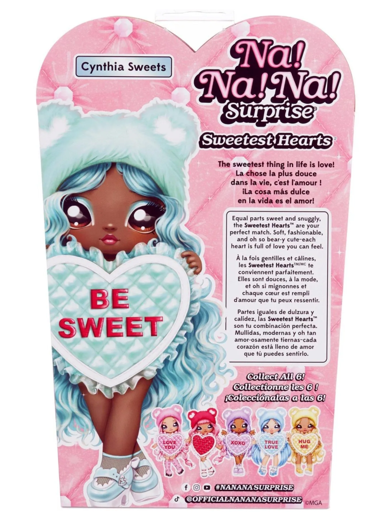 Christmas Gifts Na! Na! Na! Surprise Sweetheart Doll- Mint Heart Bear* Christmas Gifts