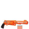 Christmas Gifts Nerf Fortnite 6-Sh Dart Blaster – Camo Pulse Wrap, Hammer Action Priming, 6-Dart Drum, 6 Nerf Elite Darts* Christmas Gifts