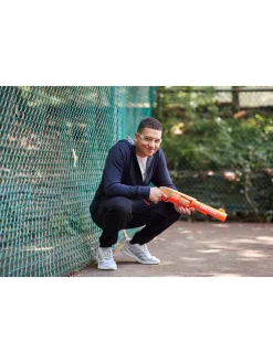 Christmas Gifts Nerf Fortnite 6-Sh Dart Blaster – Camo Pulse Wrap, Hammer Action Priming, 6-Dart Drum, 6 Nerf Elite Darts* Christmas Gifts