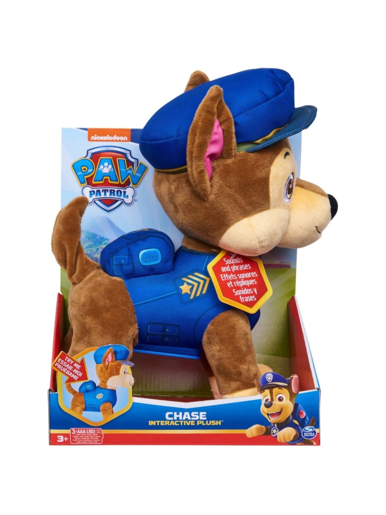 * Paw Patrol Core Feature Plush Chase* Paw Patrol