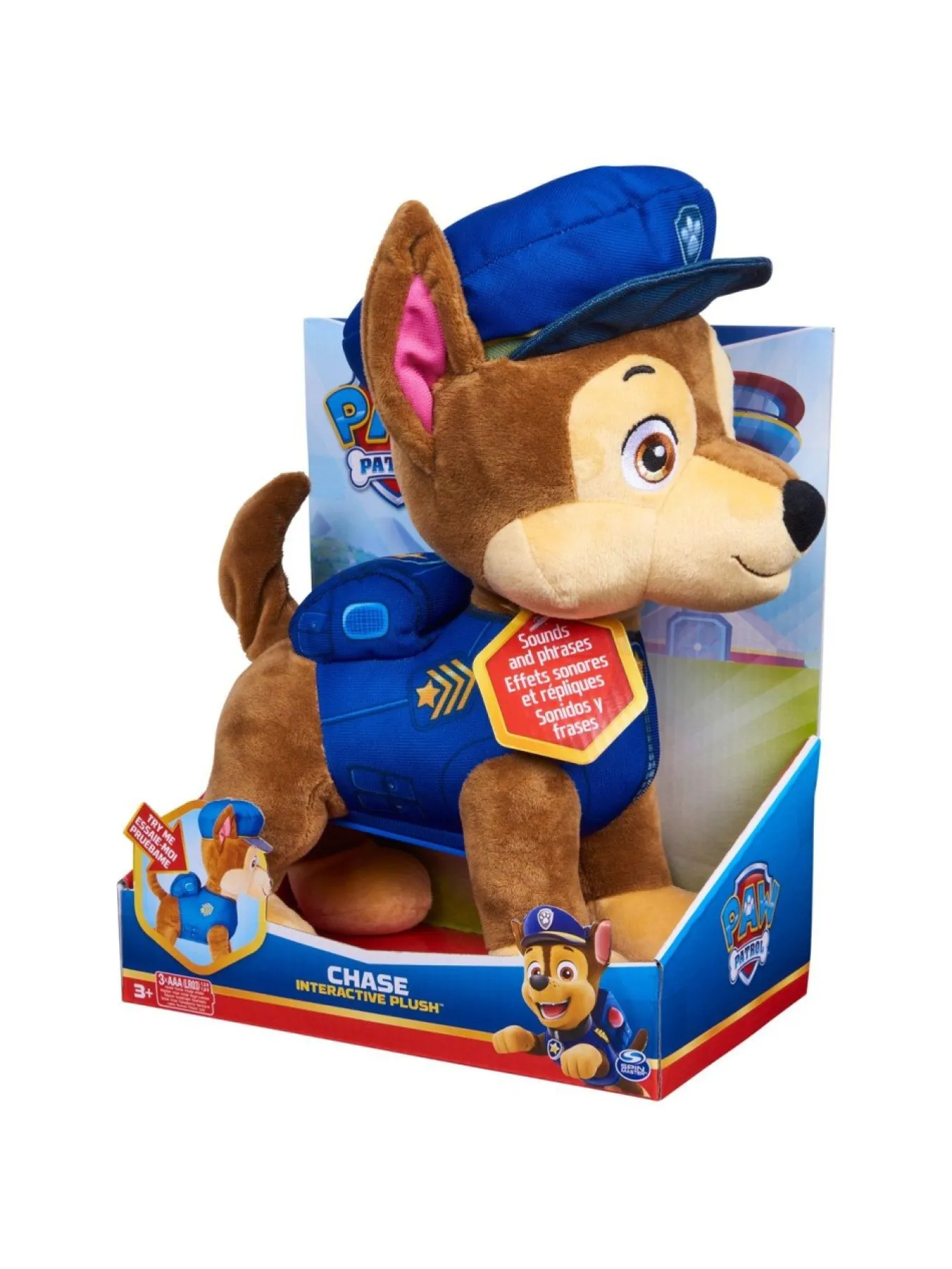 * Paw Patrol Core Feature Plush Chase* Paw Patrol