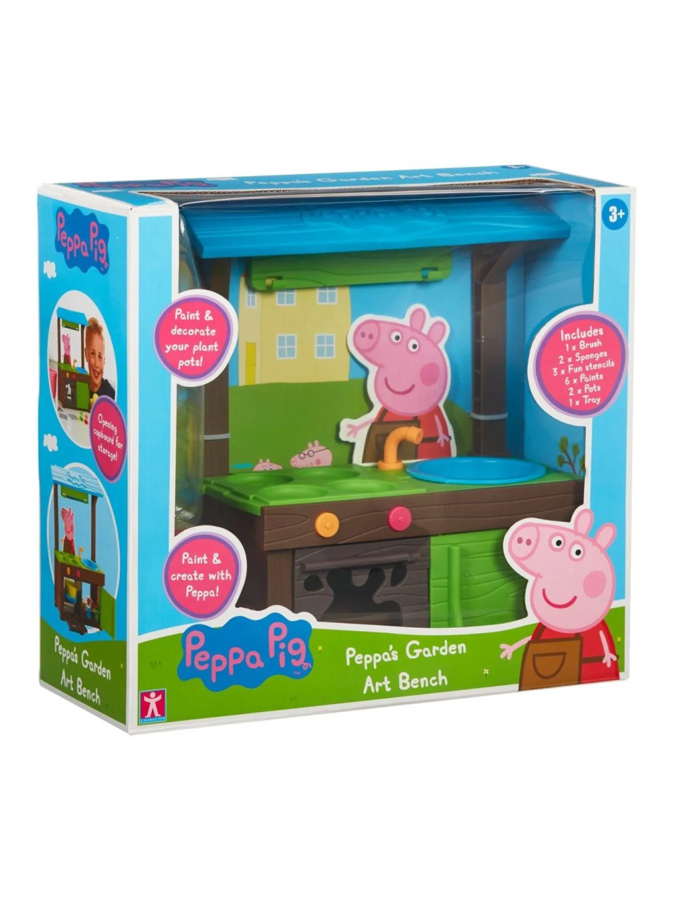 * Peppa Pig Peppa's Garden Art Bench* Peppa Pig