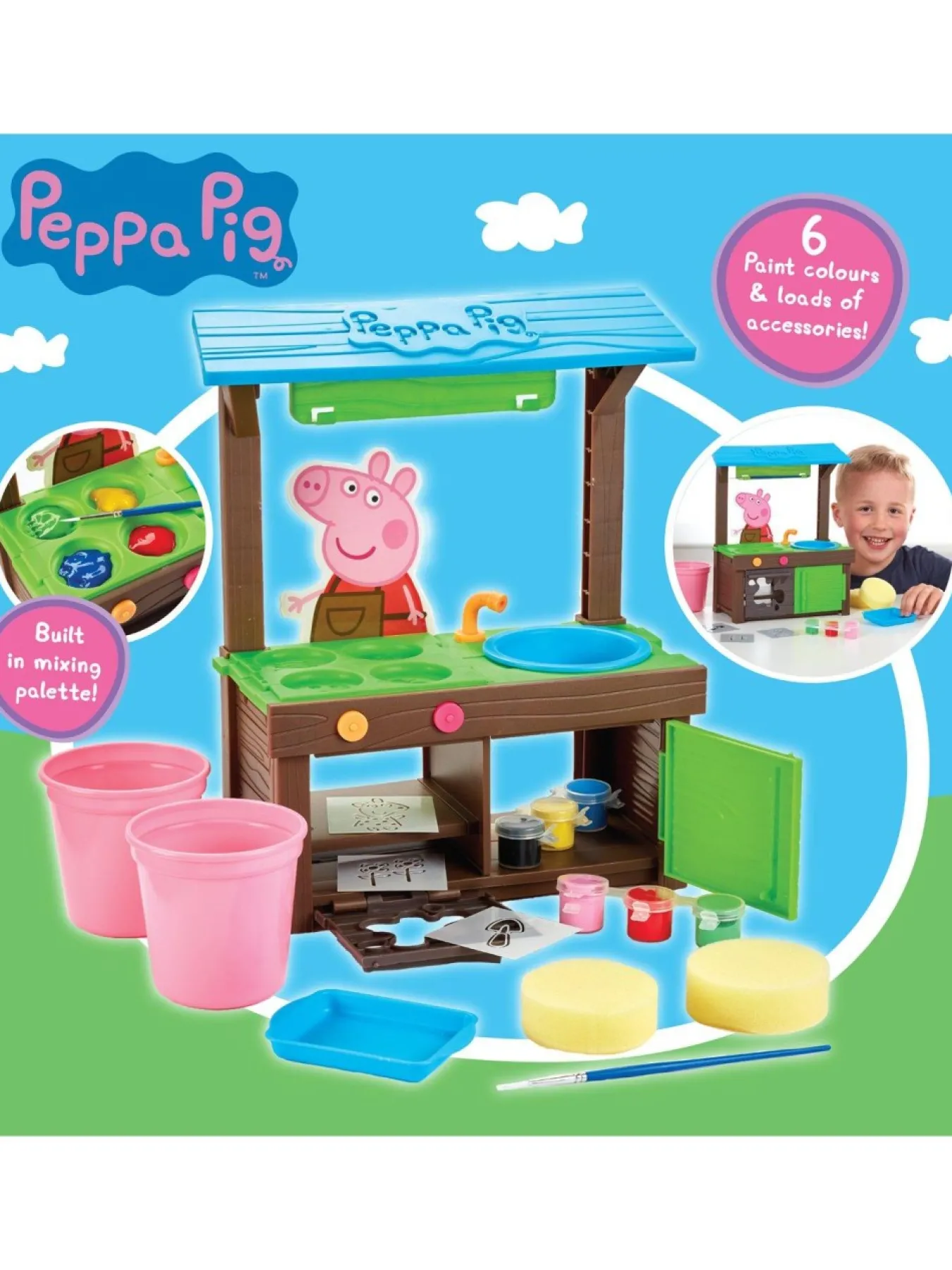 * Peppa Pig Peppa's Garden Art Bench* Peppa Pig