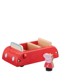 * Peppa Pig Peppas Wood Play Family Car & Figure* Peppa Pig