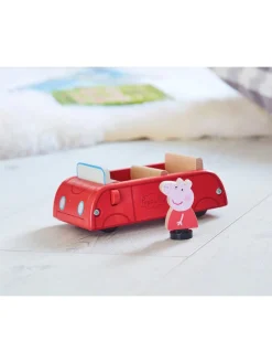 * Peppa Pig Peppas Wood Play Family Car & Figure* Peppa Pig
