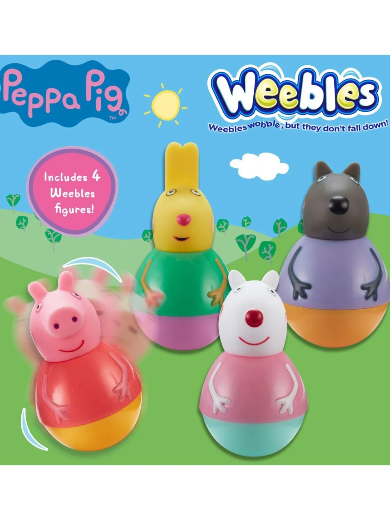* Peppa Pig Weebles Peppa & Friends Figure Pack- Styles May Vary* Peppa Pig