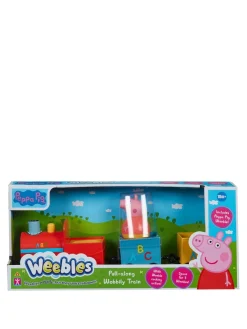 * Peppa Pig Weebles Pull Along Wobbily Train* Peppa Pig
