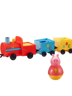 * Peppa Pig Weebles Pull Along Wobbily Train* Peppa Pig