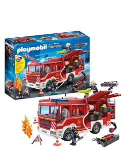 * Playmobil 9464 City Action Fire Engine With Working Water Cannon* Playmobil