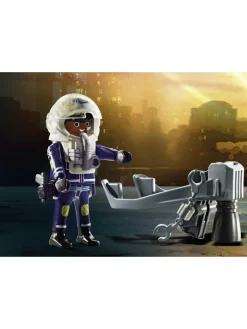 * Playmobil 70782 City Action Police Jet Pack With Boat* Playmobil