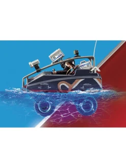 * Playmobil 70781 City Action Police Parachute With Amphibious Vehicle* Playmobil