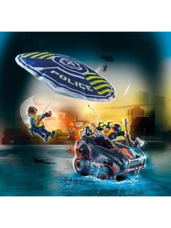 * Playmobil 70781 City Action Police Parachute With Amphibious Vehicle* Playmobil