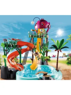 * Playmobil 70609 Family Fun Aqua Park Water Park With Slides* Playmobil