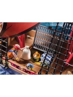 * Playmobil 70411 Pirates Large Floating Pirate Ship With Cannon* Playmobil