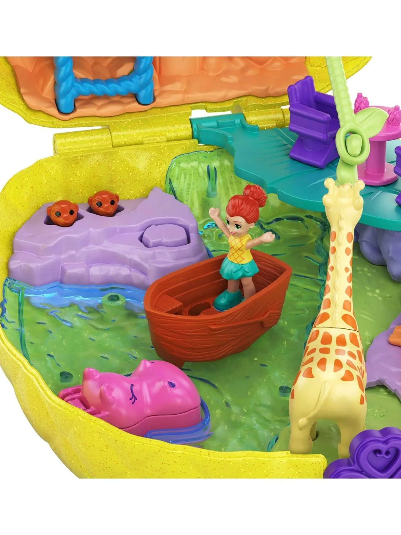 Christmas Gifts Polly Pocket Polly & Lila Pineapple Safari Playset* Christmas Gifts