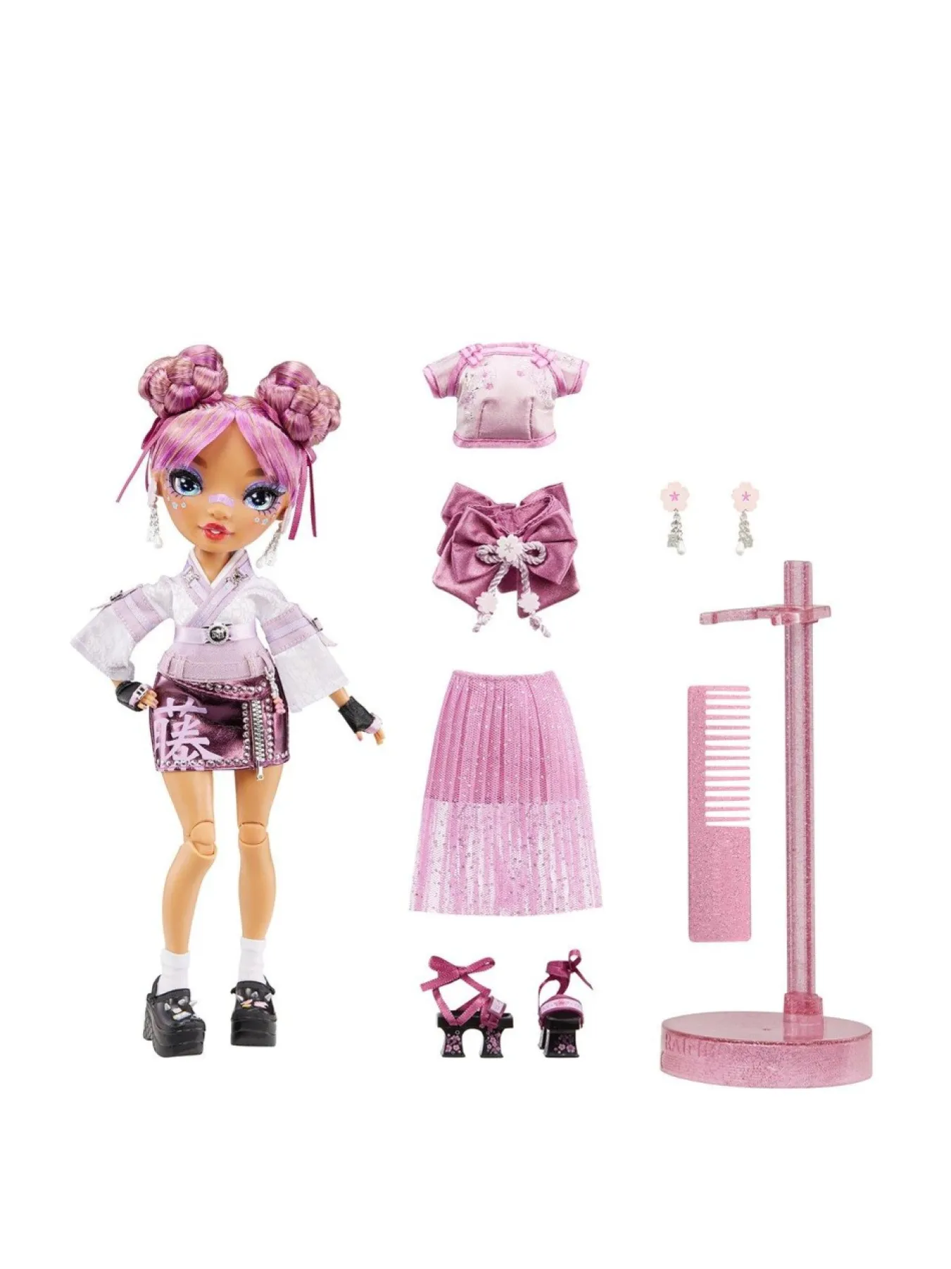 * Rainbow High Core Fashion Doll- Lila Tamamoto (Mauve)* Rainbow High
