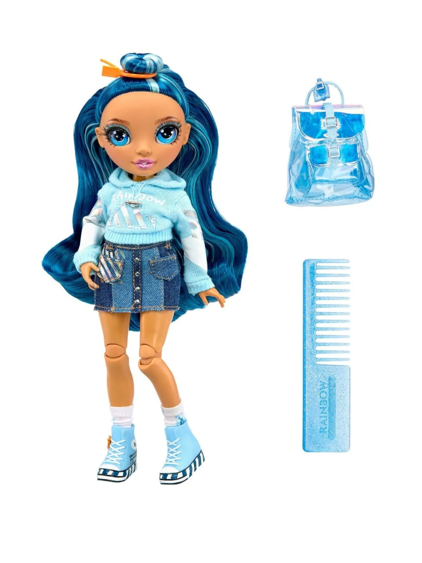* Rainbow High Junior High Fashion Doll – Skyler Bradshaw (Blue)* Rainbow High