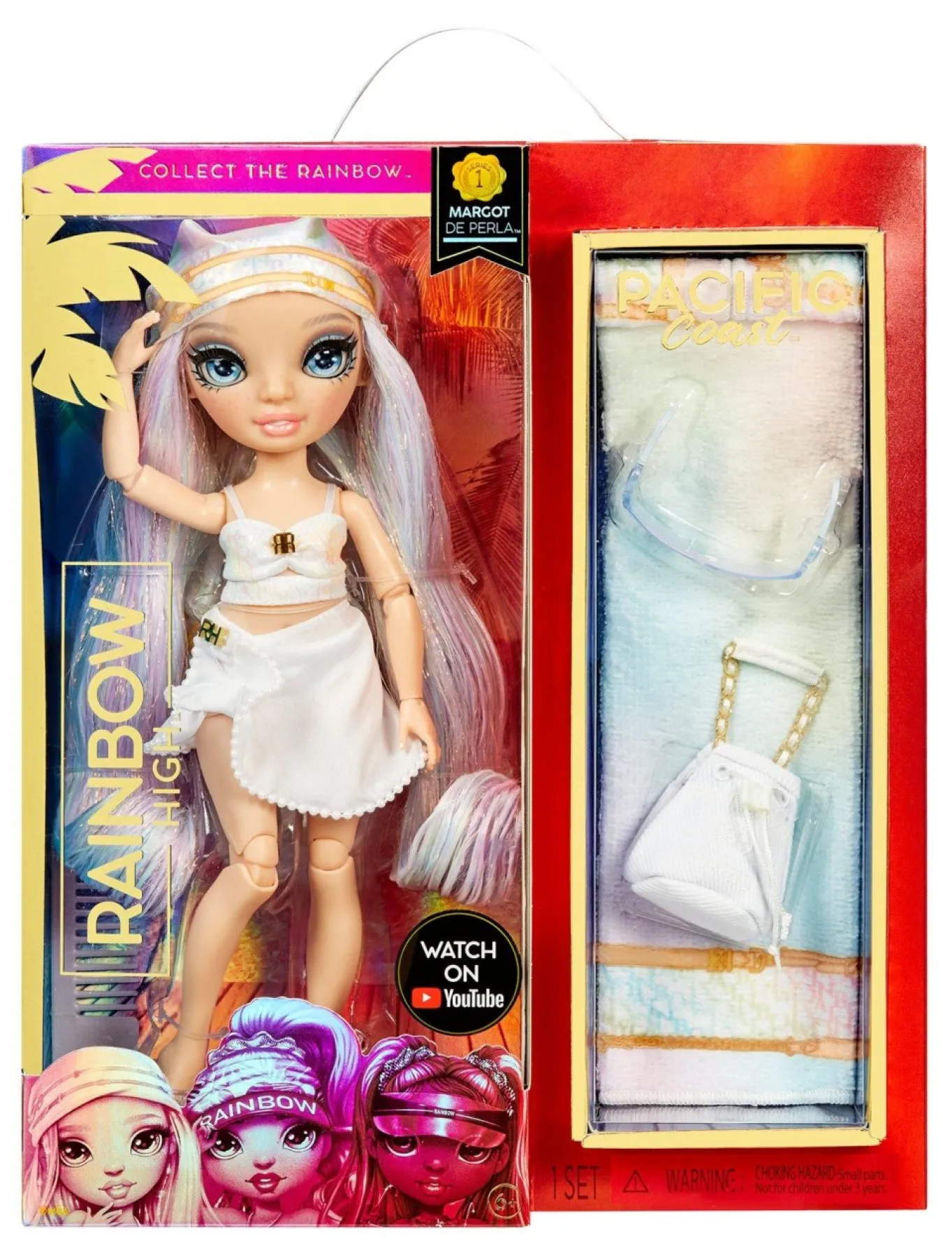 * Rainbow High Pacific Coast Fashion Doll-Margot De Perla (Opal)* Rainbow High