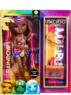 * Rainbow High Pacific Coast Fashion Doll – Phaedra Westward (Sunset)* Rainbow High