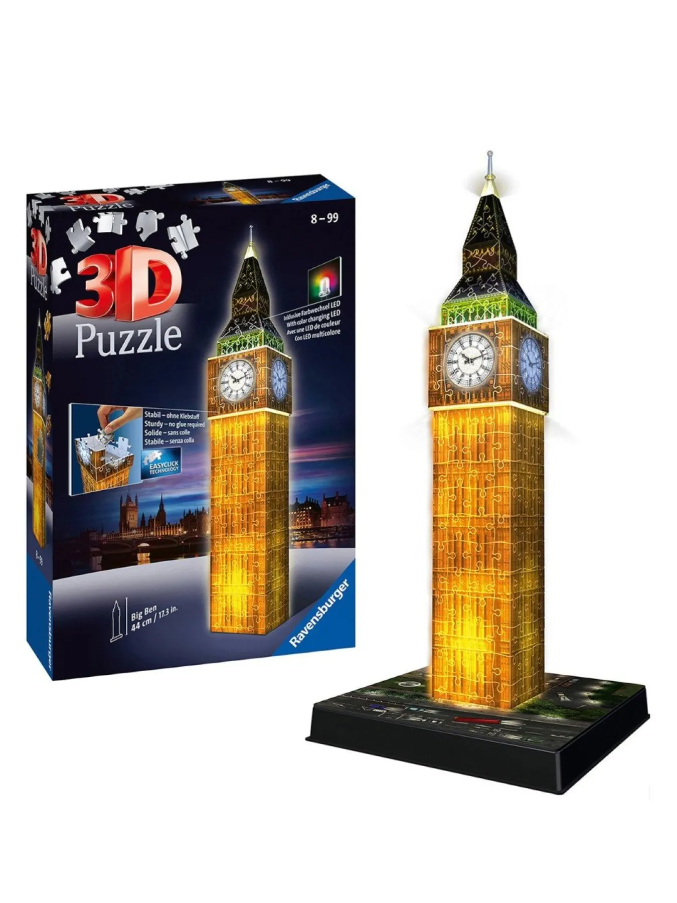 Christmas Gifts Ravensburger Big Ben Night Edition 3D Puzzle* Christmas Gifts