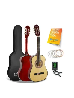 3rd Avenue 1/2 Size Classical Guitar Pack – Natural With Free Online Music Lessons* 3Rd Avenue