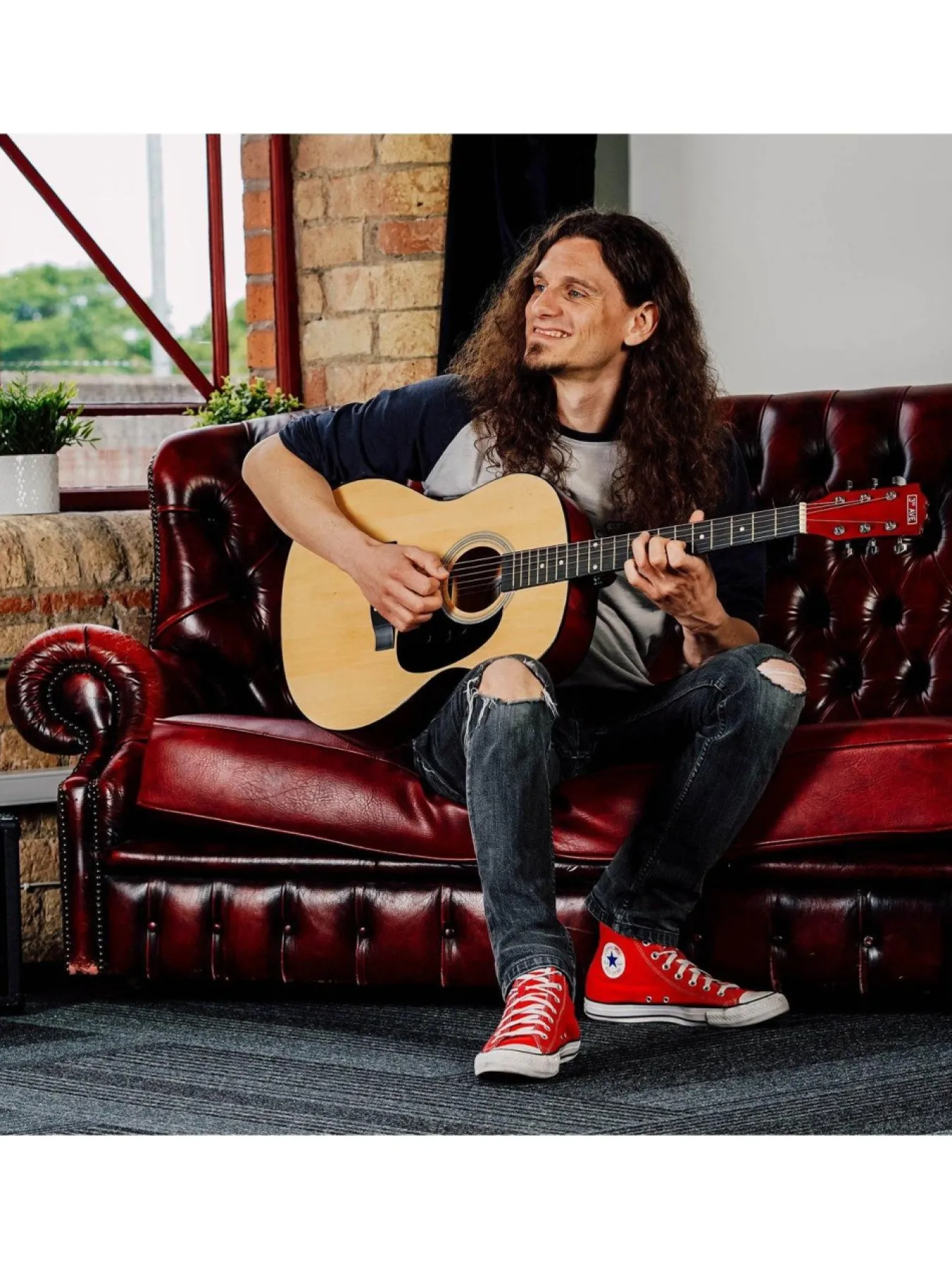 3rd Avenue Acoustic Guitar Premium Pack – Natural* 3Rd Avenue