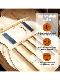 3rd Avenue Full Size Classical Guitar Pack – Redburst* 3Rd Avenue