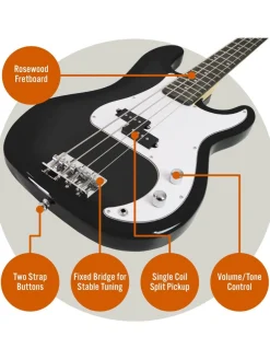 3rd Avenue Rocket Series Electric Bass Guitar Pack* 3Rd Avenue