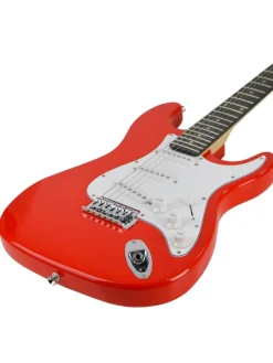 Christmas Gifts Rocket Full Size Electric Guitar Pack In Red With Free Online Music Lessons* Christmas Gifts