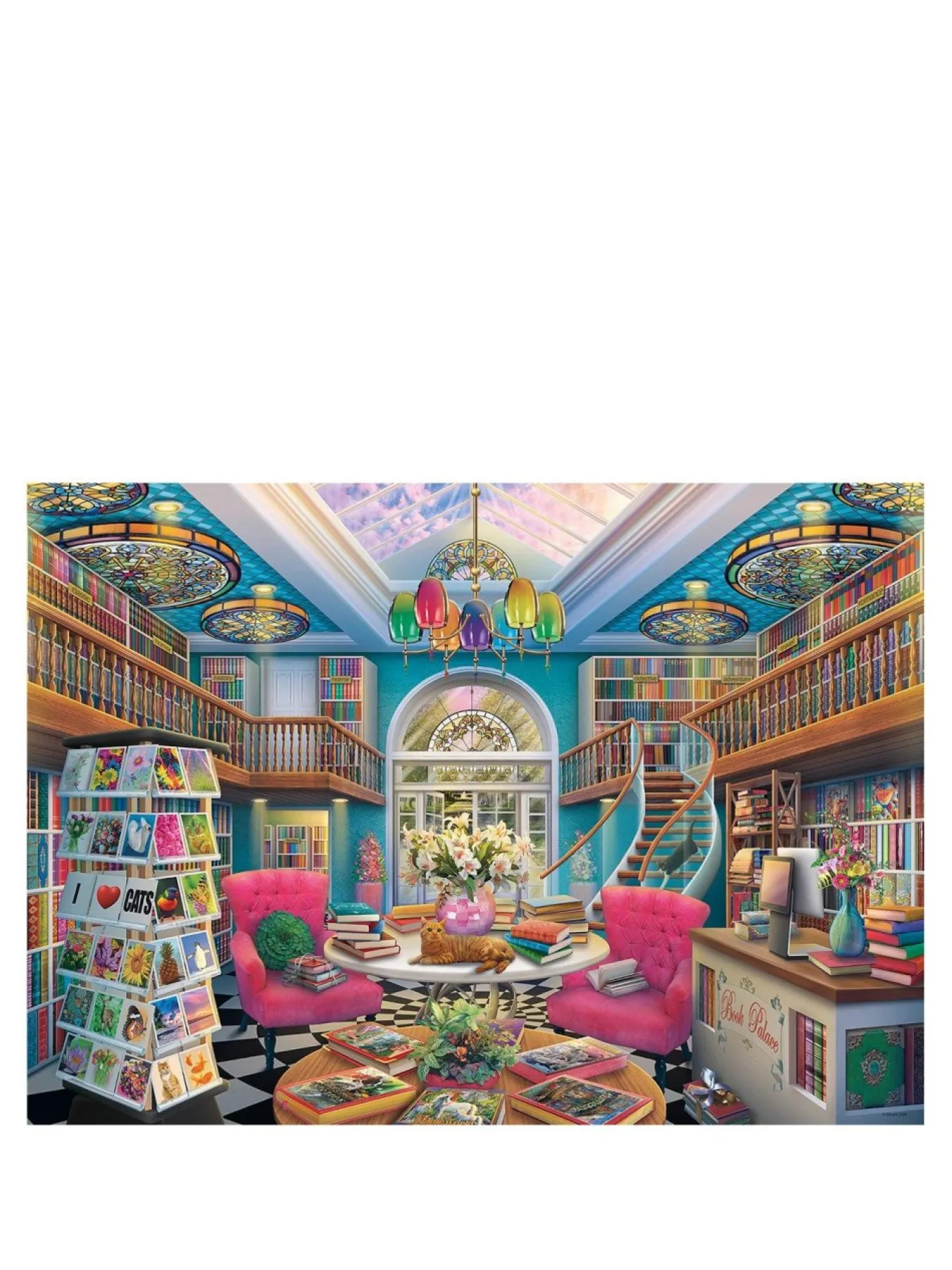 Christmas Gifts Shop Ravensburger The Book Palace 1000 Piece Jigsaw Puzzle* Christmas Gifts