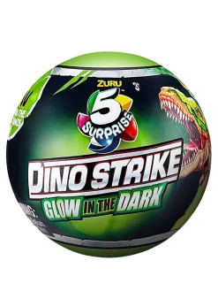 Christmas Gifts Shop Zuru 5 Surprise Dino Strike Glow In The Dark, 5 Pack Bundle* Christmas Gifts