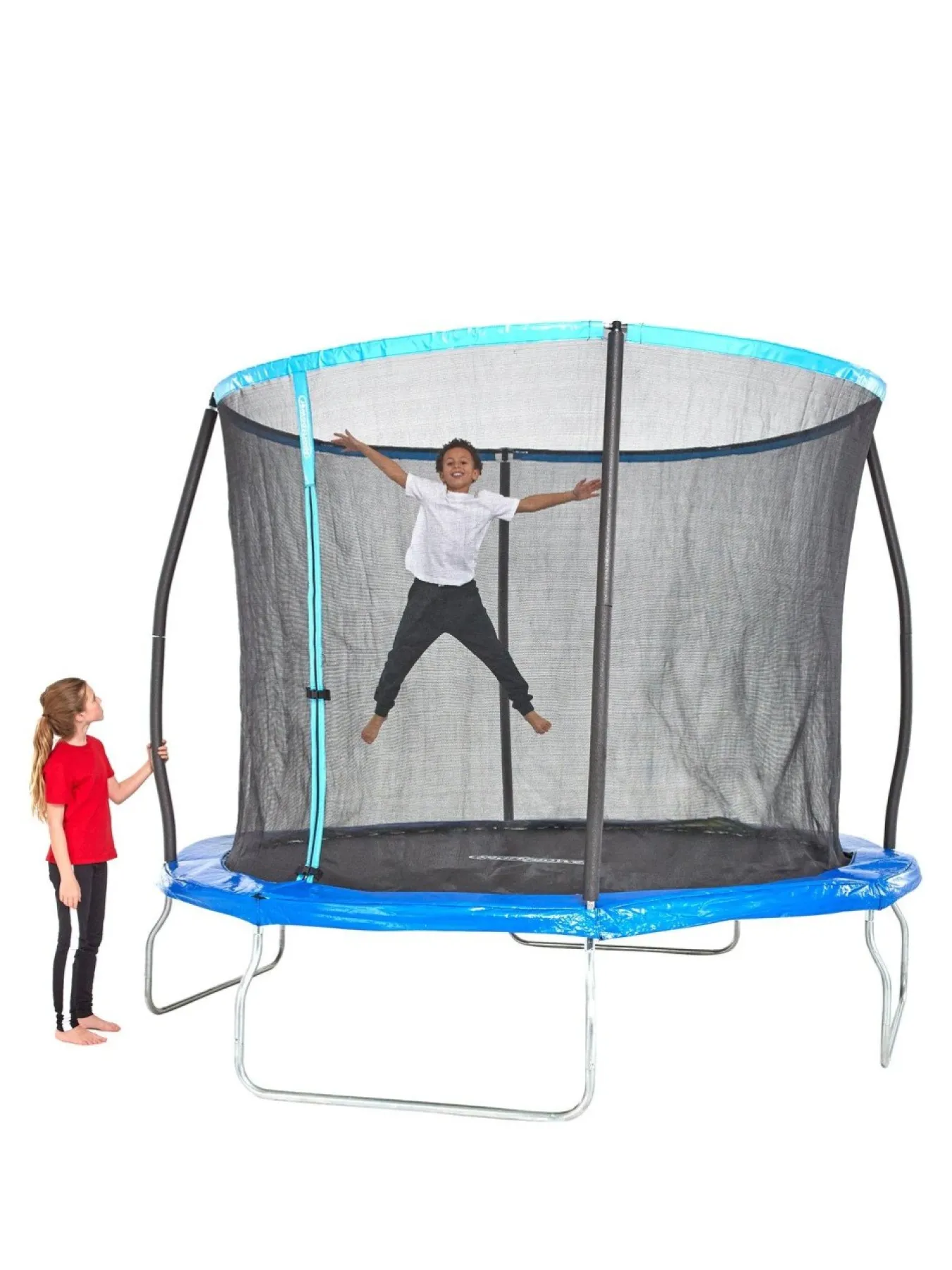 Christmas Gifts Sportspower 10Ft Trampoline With Easi-Store Folding Enclosure & Flip Pad* Christmas Gifts