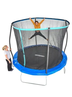 Christmas Gifts Sportspower 10Ft Trampoline With Easi-Store Folding Enclosure & Flip Pad* Christmas Gifts
