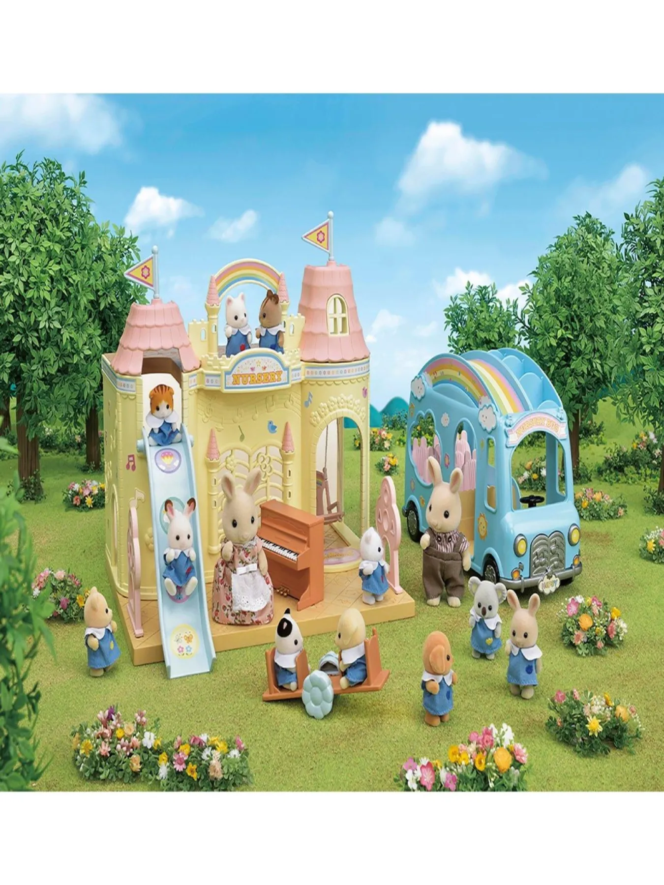 Christmas Gifts Sylvanian Families Baby Castle Nursery Gift Set* Christmas Gifts